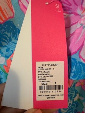 Lilly Pulitzer Multicolor Floral Dress - Pink, Blue, Green